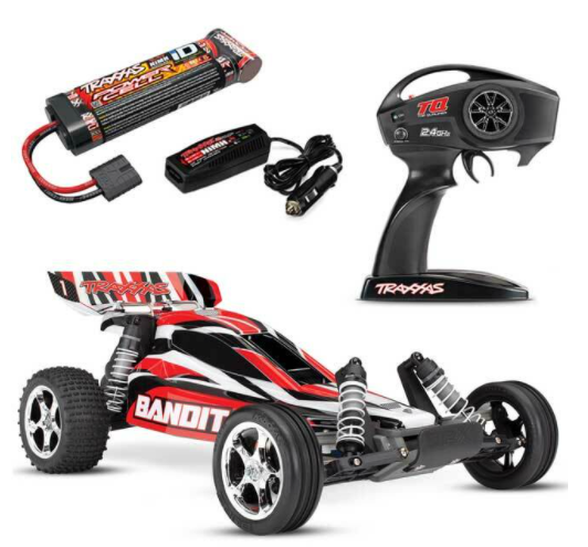 Traxxas Bandit XL-5 RTR 1/10 RC Buggy w/Battery & Fast Charger