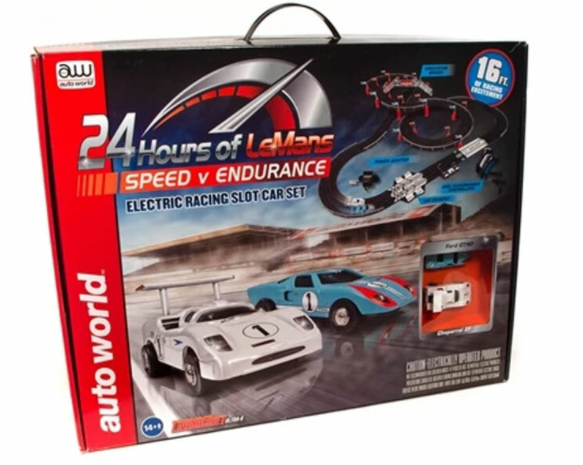 Auto World 24 Hours of LeMans Speed v Endurance 16' HO Slot Car Set