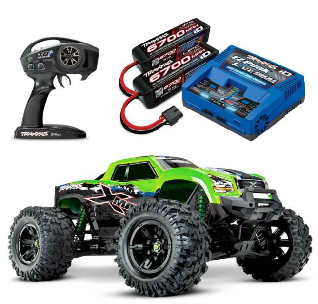 Traxxas X-Maxx 8S 4WD RTR Monster Truck Combo w/4S 6700mAh & Dual Charger