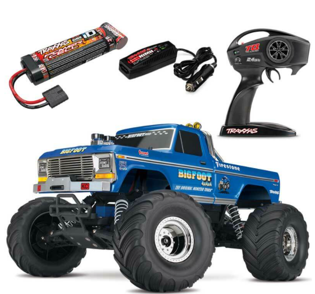 Traxxas BIGFOOT Classic 2WD RTR RC Truck w/Battery & Quick Charger